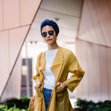 Girl with Orange Deress